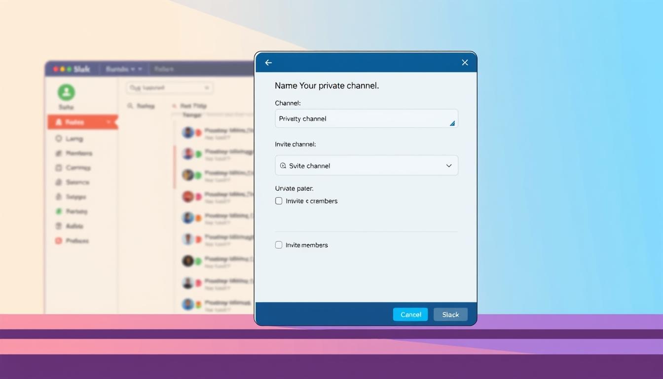 slack プライベートチャンネル 作成