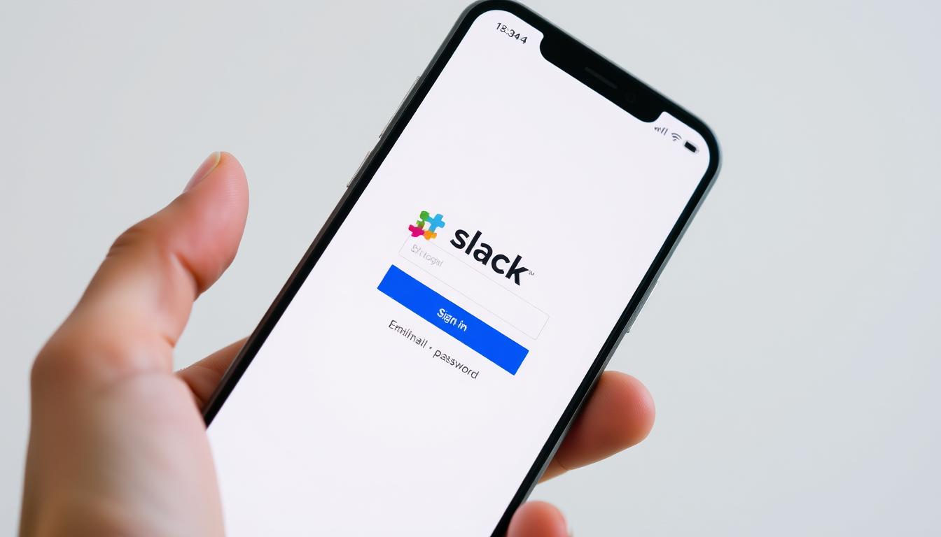 slack スマホ ログイン