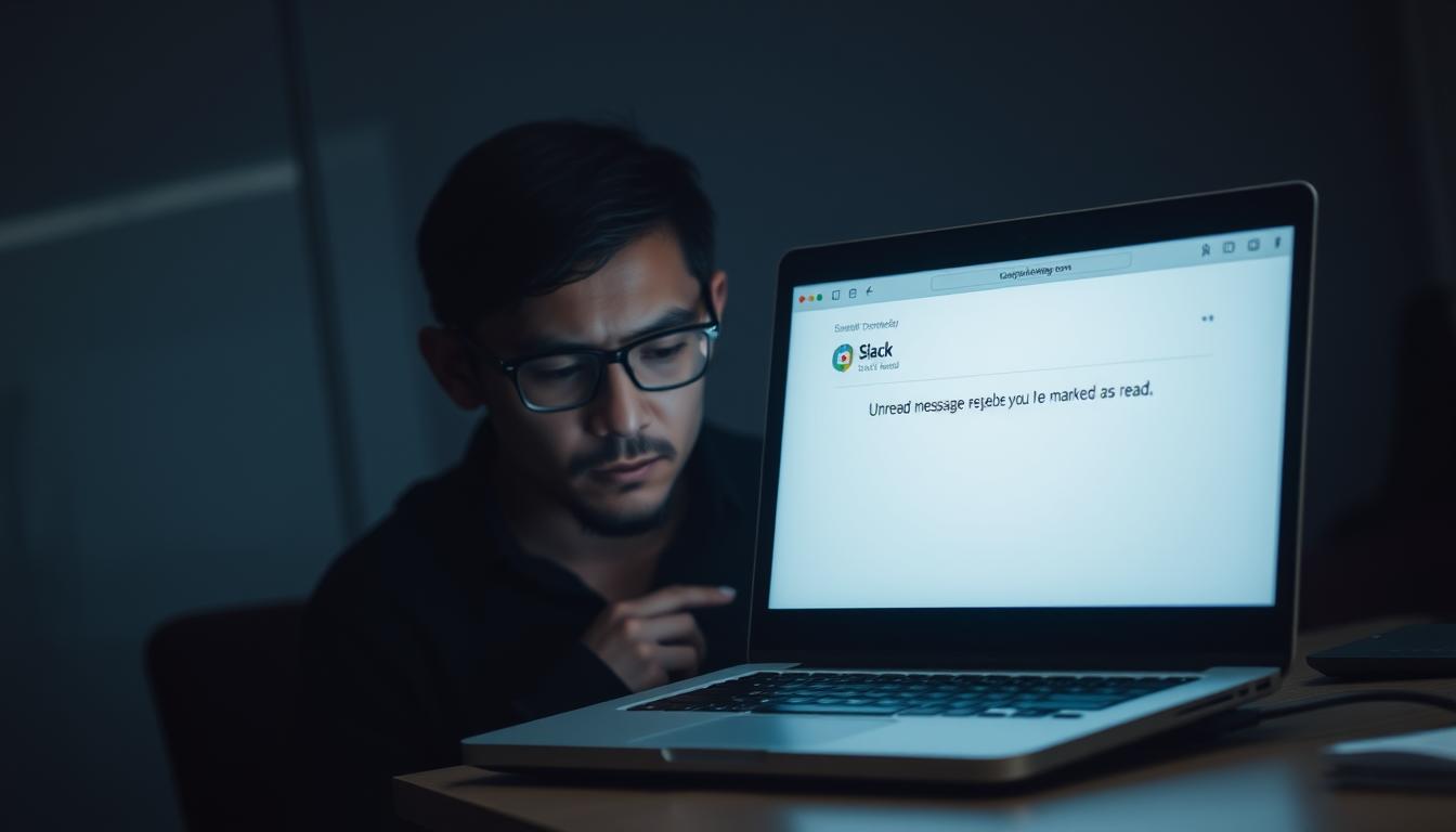 slack 既読にならない