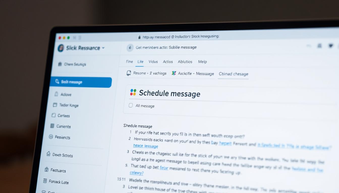 slack スレッド 予約送信