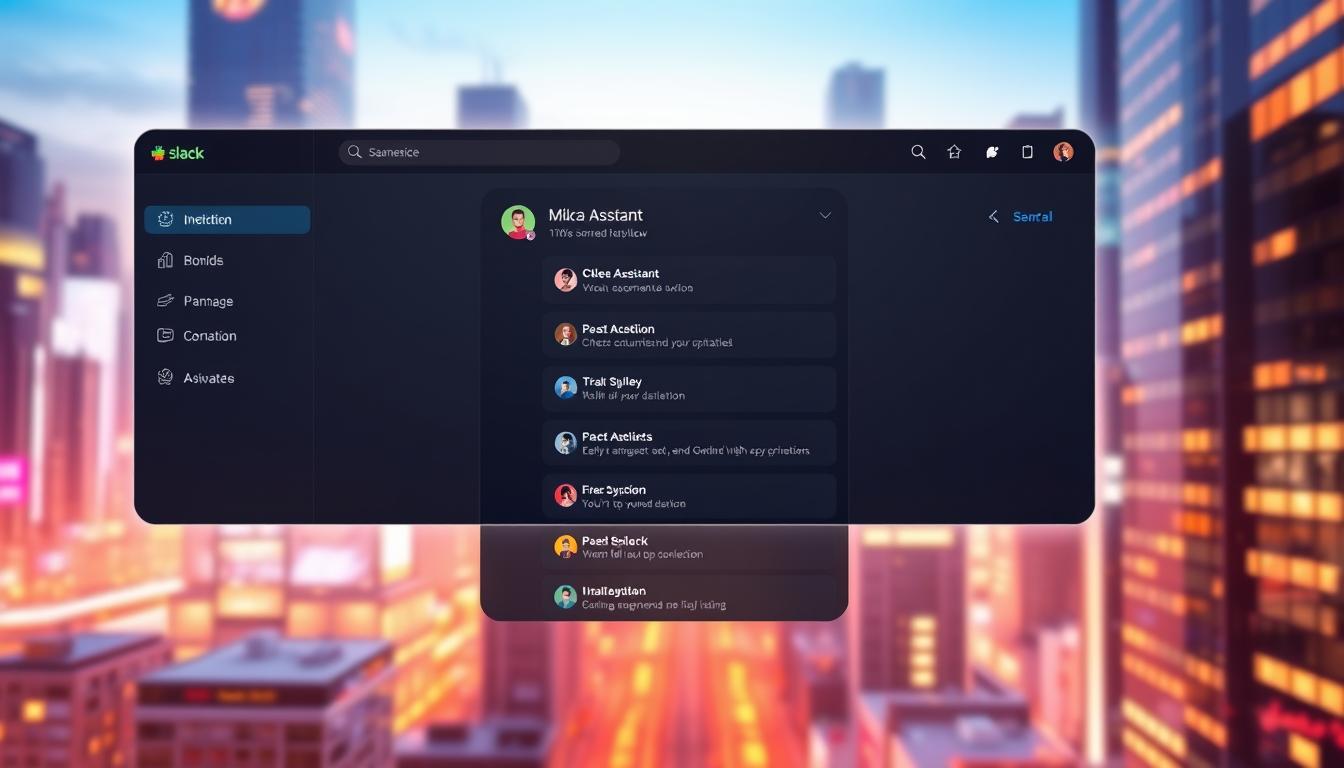 slackアプリで開く
