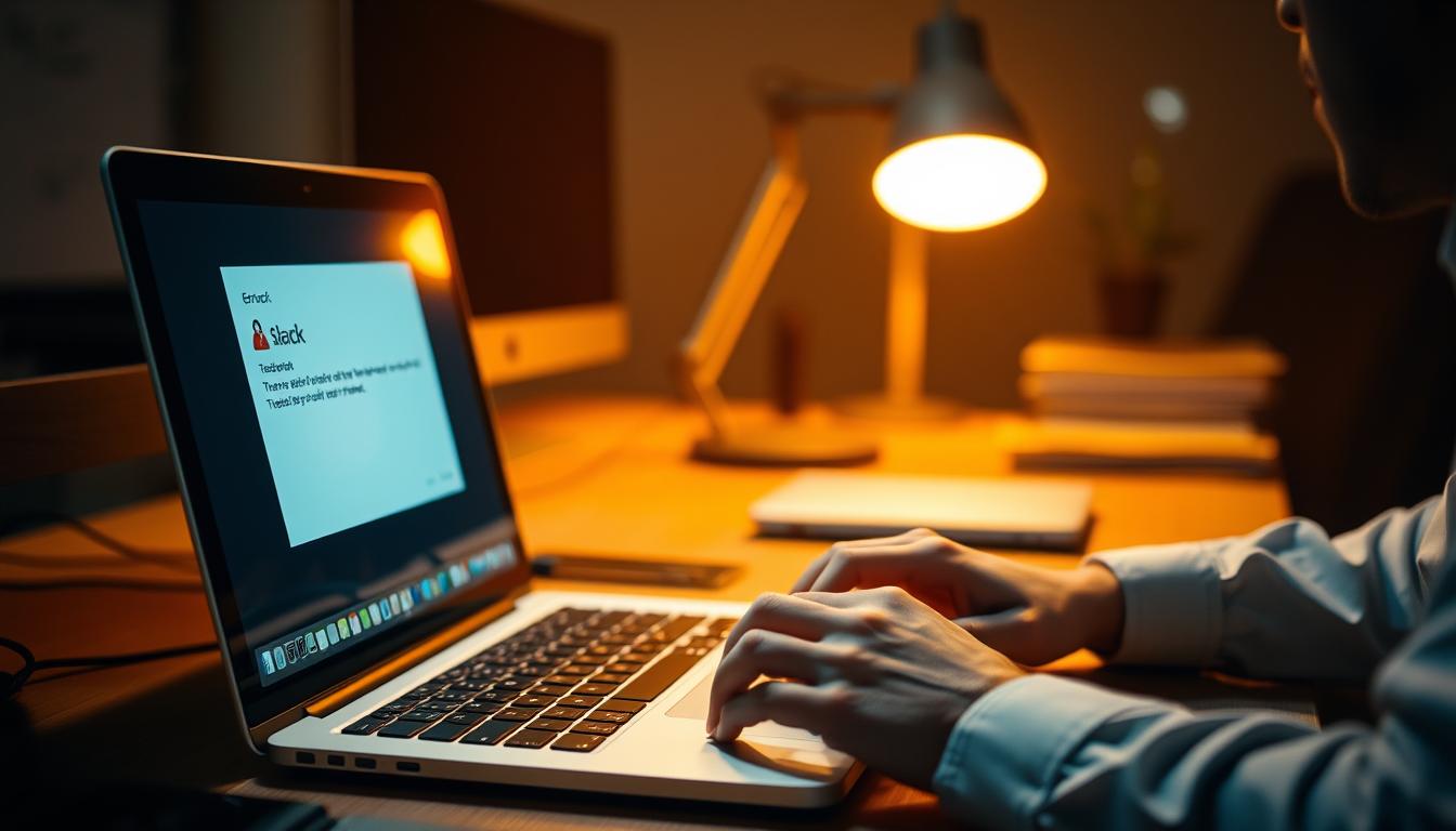 slack デスクトップ通知 こない