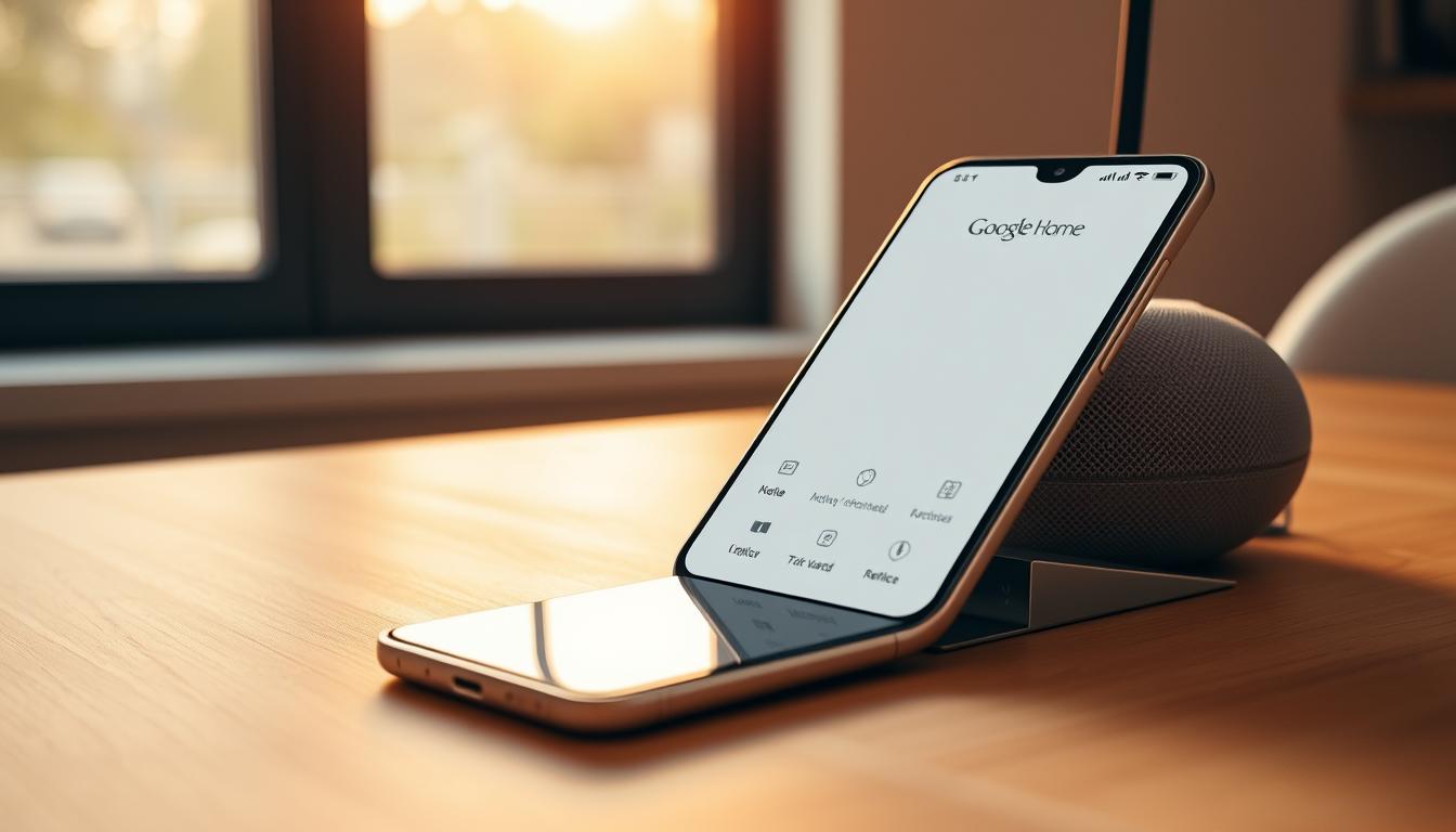 google home アプリをセットアップ