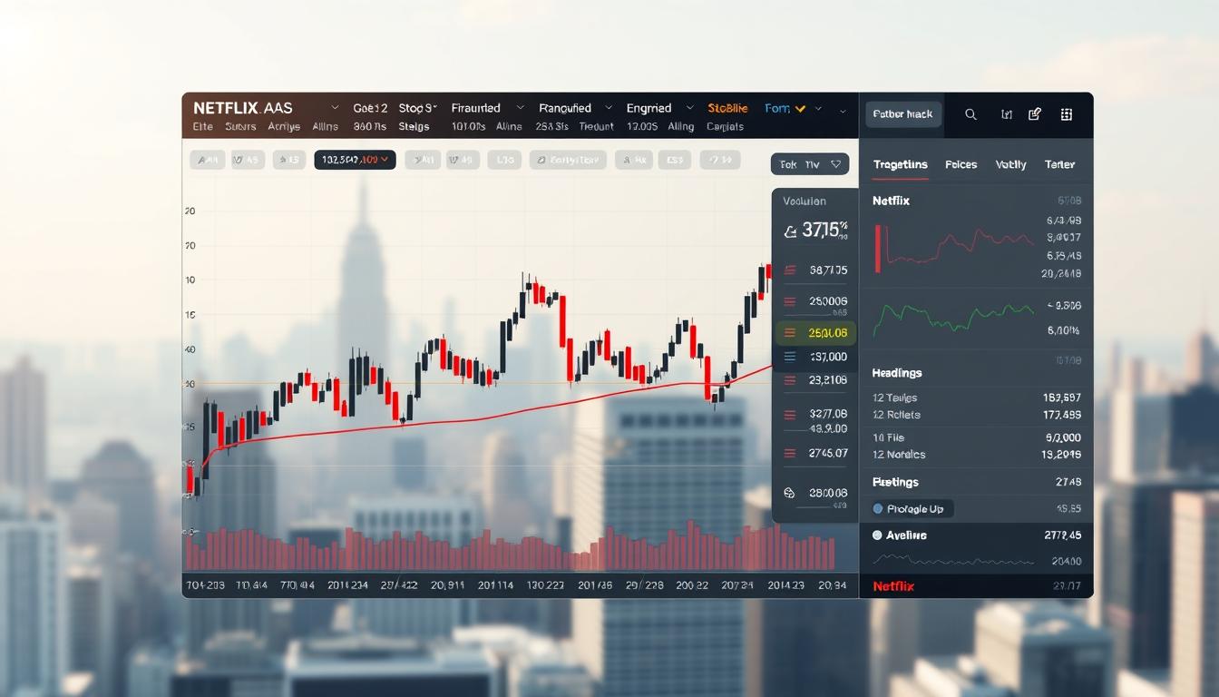 netflix 株価 チャート
